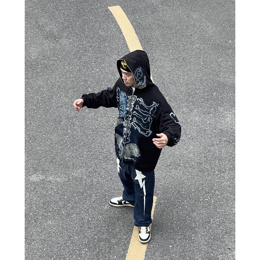 CACTUS JACK FRAGMENT SKELETON パーカー ジャケットの通販 by CACTUS JACK FRAGMENT SKELETON パーカー ジャケットの通販 by