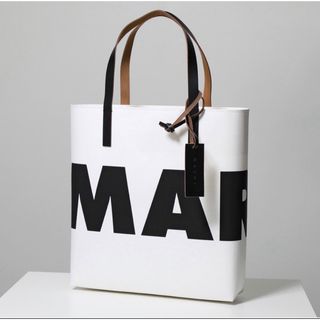 マルニ(Marni)のMARNI マルニ トートバッグ セルロース　ショッピングバッグ　ホワイト　(トートバッグ)