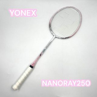 ヨネックス(YONEX)の【美品】 YONEX ヨネックス NANORAY 250 ピンク(バドミントン)