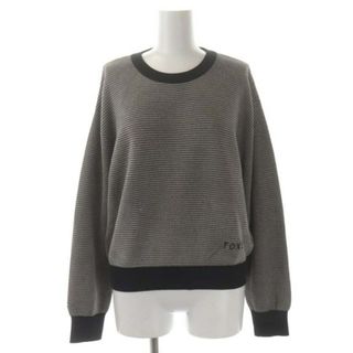 フォクシー(FOXEY)のフォクシー Knit Top Santal Rouge ニット ボーダー 38(ニット/セーター)