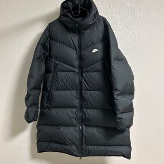 NIKE ベンチコート 大きいサイズ XXL  ダウン80%フード付き