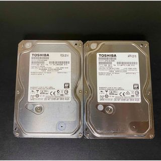 トウシバ(東芝)のTOSHIBA HDD 500GB  2台セット(PCパーツ)