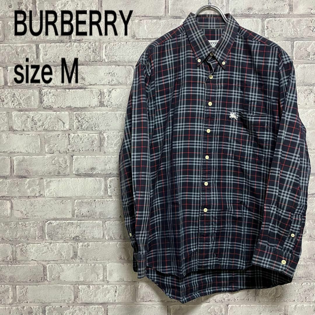 BURBERRY(バーバリー)の【BURBERRY】バーバリー チェックシャツ 長袖シャツ お洒落 美品 メンズのトップス(シャツ)の商品写真