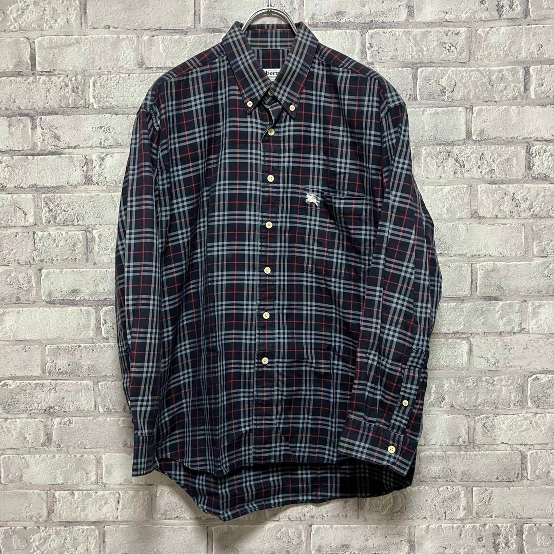 BURBERRY(バーバリー)の【BURBERRY】バーバリー チェックシャツ 長袖シャツ お洒落 美品 メンズのトップス(シャツ)の商品写真