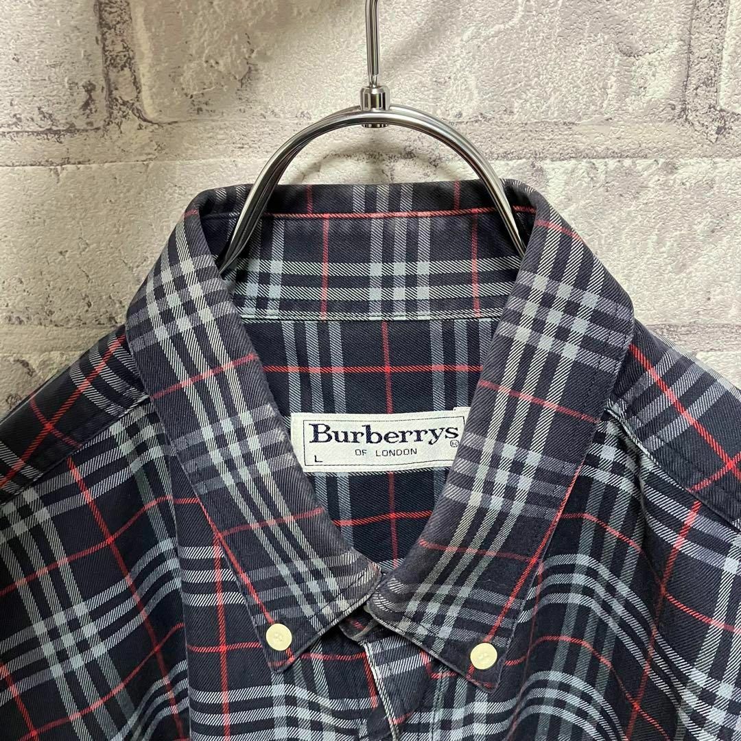 BURBERRY(バーバリー)の【BURBERRY】バーバリー チェックシャツ 長袖シャツ お洒落 美品 メンズのトップス(シャツ)の商品写真