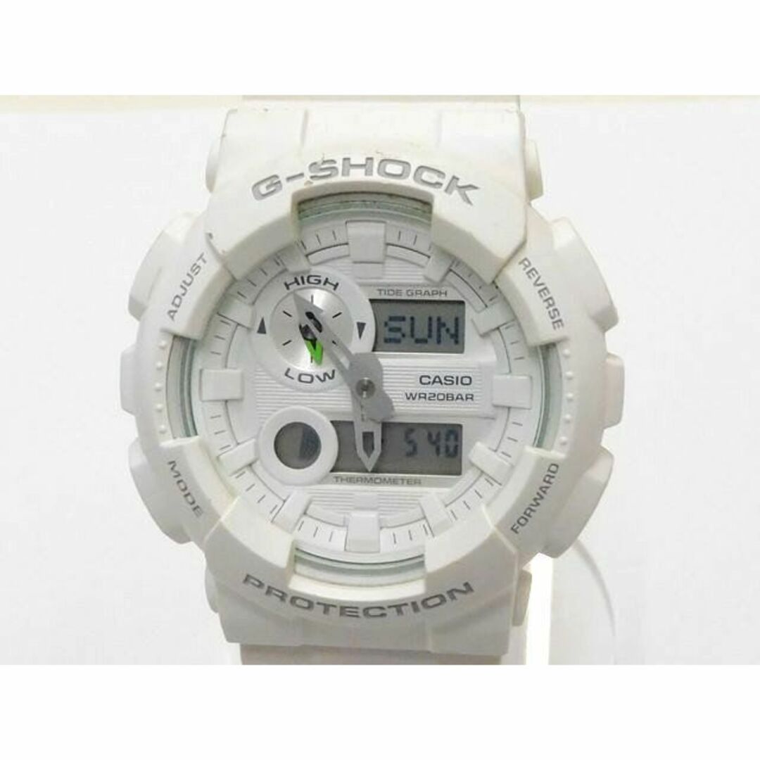 CASIO カシオ GAX-100A ■ クォーツ腕時計・G-SHOCK/ジーショック デジアナ/ラバー/ホワイト 白 メンズ ウォッチ □5Kのサムネイル