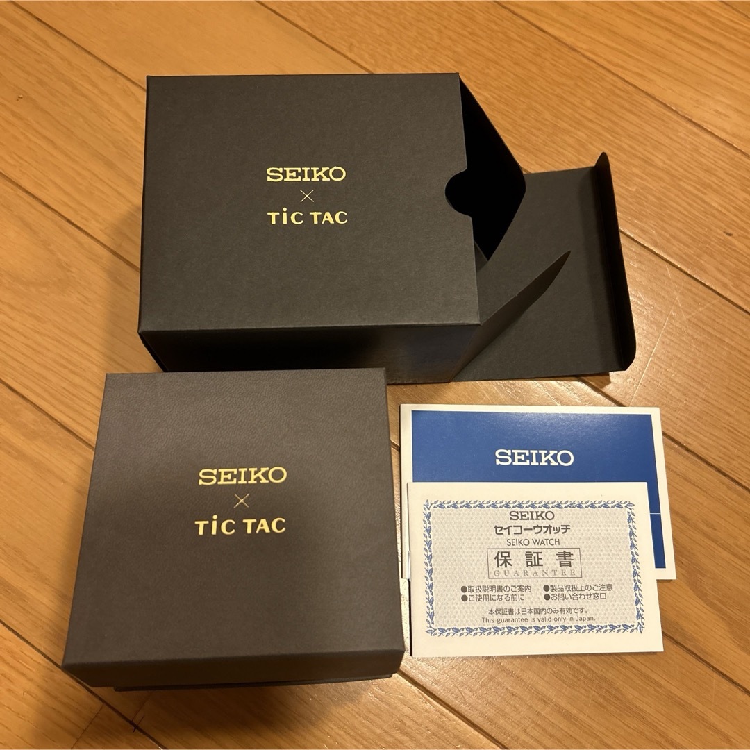 【週末特価】【新品未使用】SEIKO×TiCTACコラボ　SZSB006　自動巻