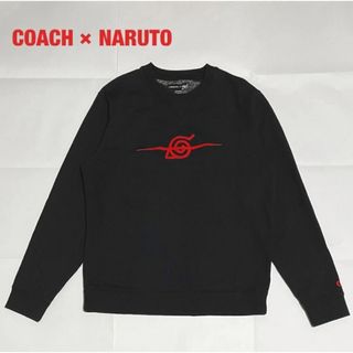 コーチ(COACH)の【希少】COACH×NARUTO　コラボスウェット　うちはイタチ　刺繍ロゴ　暁(スウェット)