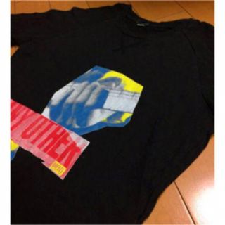 ディーゼル(DIESEL)のディーゼルブラックラグランコットンカットソ(Tシャツ/カットソー(七分/長袖))