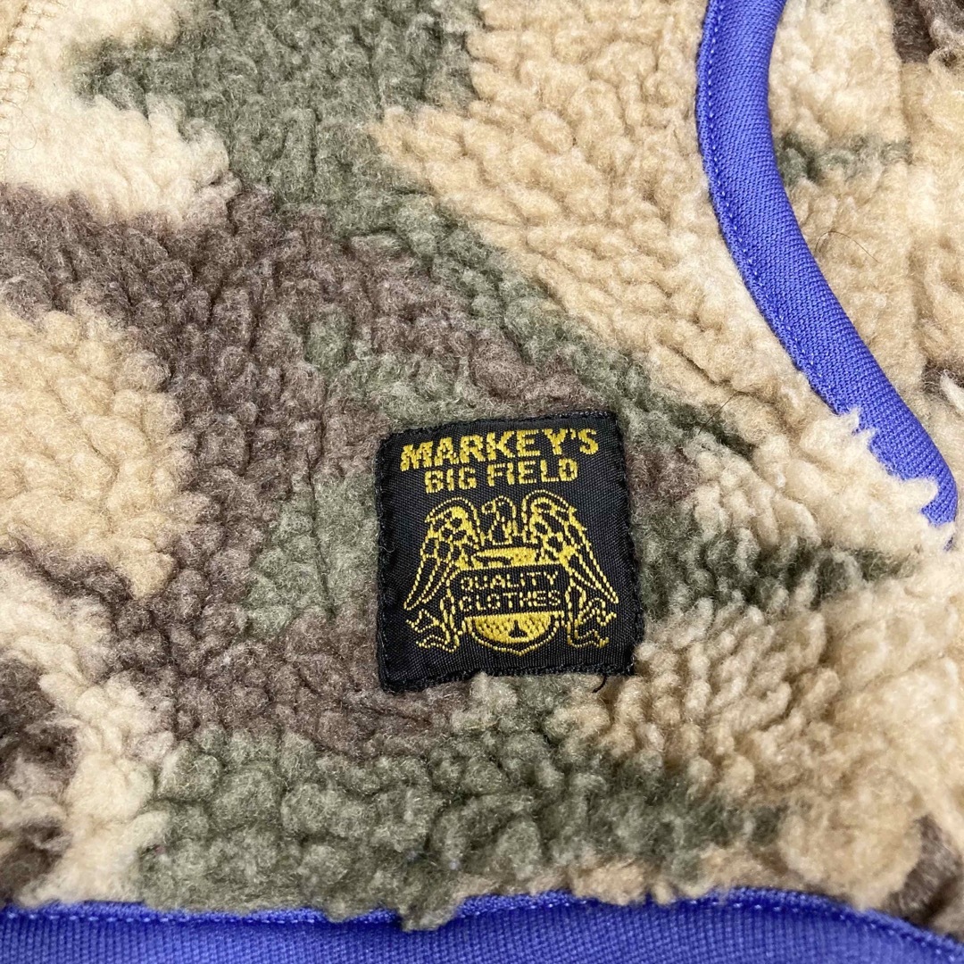 MARKEY'S(マーキーズ)のマーキーズ　アウター　ジャンパー　ボア　カモフラ柄　90 キッズ/ベビー/マタニティのキッズ服男の子用(90cm~)(ジャケット/上着)の商品写真