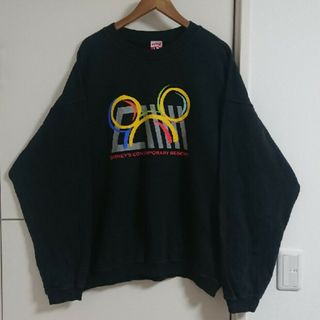 【激レア】ディズニー スウェット トレーナー  90s フレンズ 刺繍 XL