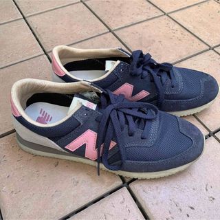 ニューバランス(New Balance)のニューバランス620 ネイビー/ピンク(スニーカー)