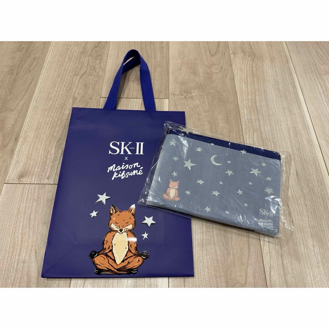 SK-II(エスケーツー)のSK-II メゾンキツネ　ポーチ・ショッパー袋 レディースのファッション小物(ポーチ)の商品写真