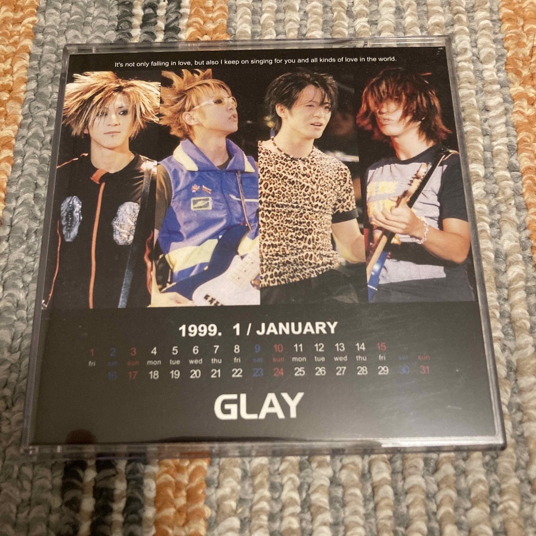 GLAY 1999 MINI CALENDAR インテリア/住まい/日用品の文房具(カレンダー/スケジュール)の商品写真