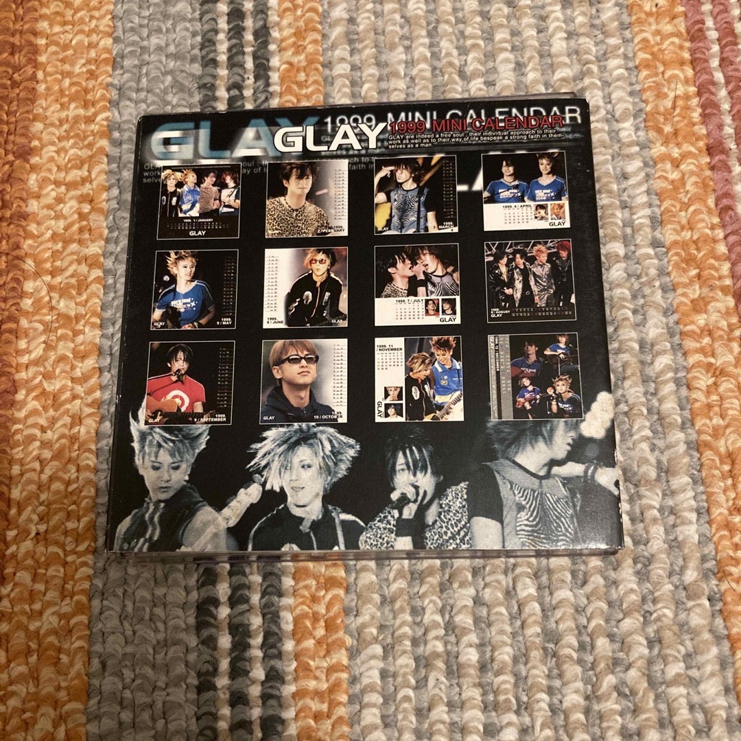 GLAY 1999 MINI CALENDAR インテリア/住まい/日用品の文房具(カレンダー/スケジュール)の商品写真