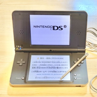 DS ニンテンドーDSi LL ダークブラウン　本体　充電器付き(携帯用ゲーム機本体)