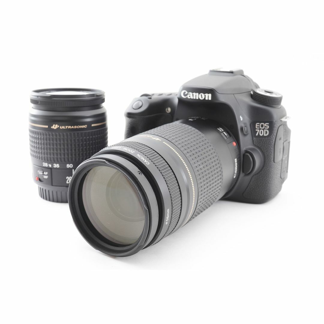 Canon - ❤️ダブルレンズ❤️スマホ転送❤️Canon EOS 70D❤️高画質