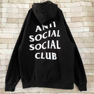 anti social social club サンダー パーカー 黒 M 本物