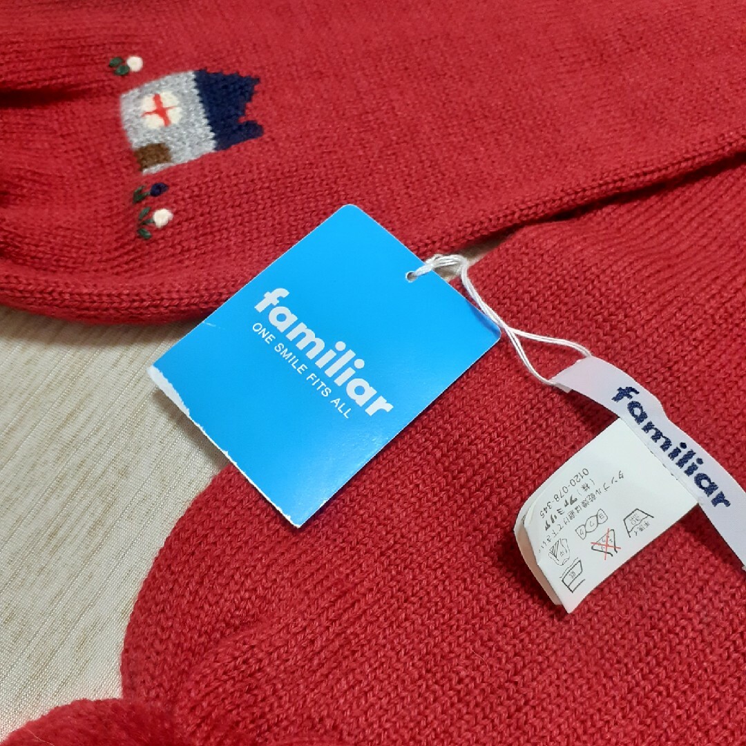 familiar - 新品.未使用familiarマフラーの通販 by まーま's shop familiar - 新品.未使用familiarマフラーの通販 by まーま's shop