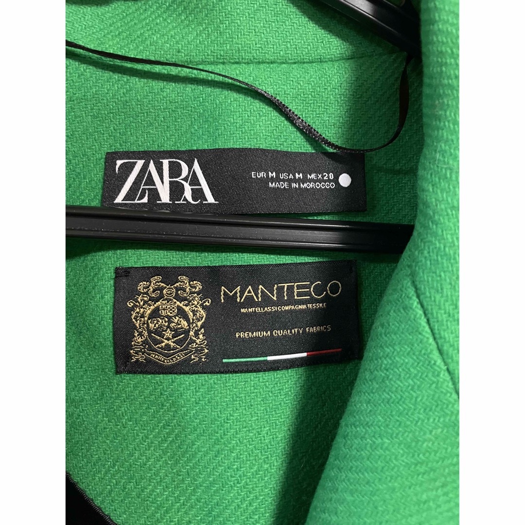 ZARA(ザラ)の新品 ZARA ザラ MANTECO マンテコ ダブル テーラード ロングコート レディースのジャケット/アウター(ロングコート)の商品写真