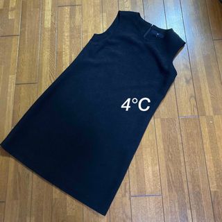 ヨンドシー(4℃)の【4℃】ノースリーブ　ワンピース(ひざ丈ワンピース)