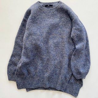 美品✨45R✨ワイドコットンニット オレンジ