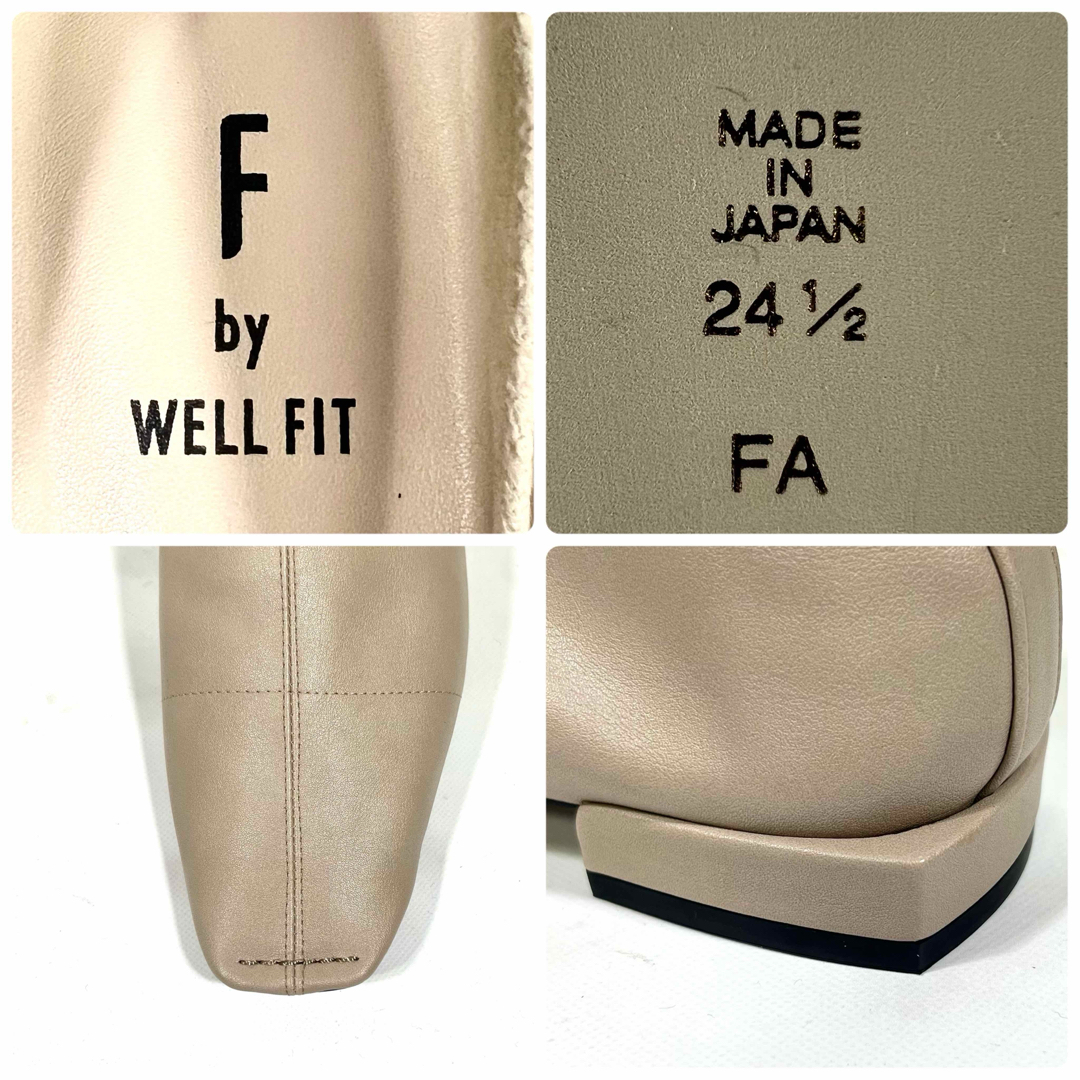 DIANA(ダイアナ)の【新品未使用】ダイアナ F by WELLFITステッチフラットシューズ24.5 レディースの靴/シューズ(ローファー/革靴)の商品写真