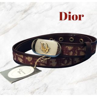 希少トロッター柄】クリスチャン ディオール dior ベルト レディース最