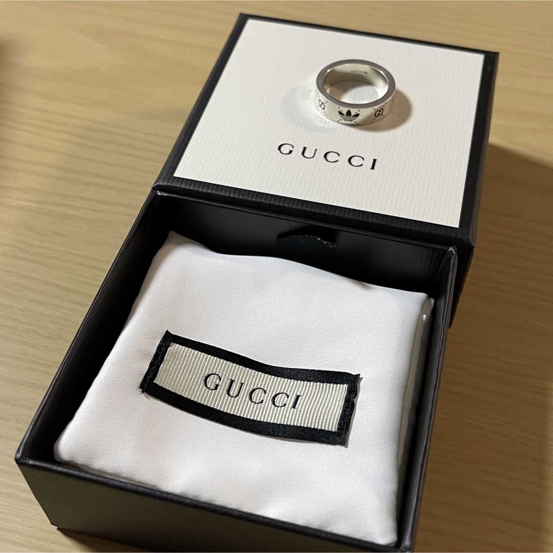 Gucci(グッチ)の新品グッチ×アディダス　リング　指輪 メンズのアクセサリー(リング(指輪))の商品写真