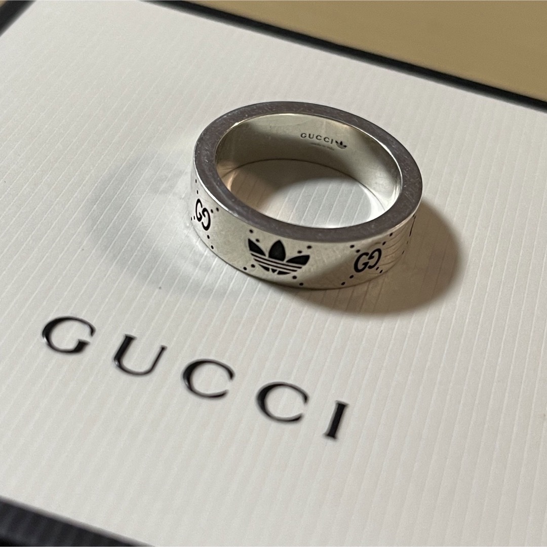 Gucci(グッチ)の新品グッチ×アディダス　リング　指輪 メンズのアクセサリー(リング(指輪))の商品写真