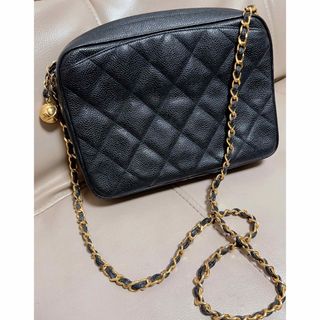 CHANEL - シャネル マトラッセ キャビアスキン ライトベージュ 25 フル ...