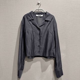 匿名発送　新品未使用　VEQUM FRONT GATHER SHIRT フリー