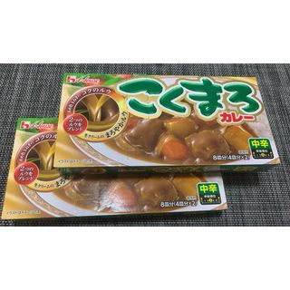 ハウスショクヒン(ハウス食品)のハウス　こくまろ　中辛　8皿分×2(レトルト食品)