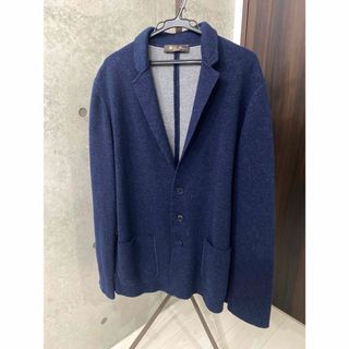 ロロピアーナ(LORO PIANA)のLoro piana ロロピアーナ　カシミヤシルクカーディガン　ジャケット　52(カーディガン)