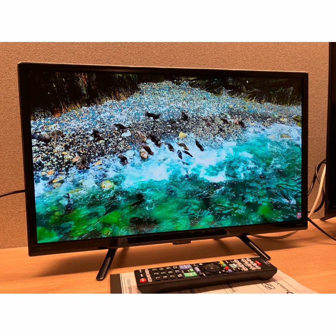 Orion(オリオン)の未使用に近!オリオン　ORION OL24WD100 24型　テレビ　20年製 スマホ/家電/カメラのテレビ/映像機器(テレビ)の商品写真