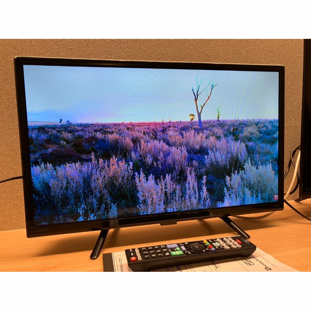 Orion(オリオン)の未使用に近!オリオン　ORION OL24WD100 24型　テレビ　20年製 スマホ/家電/カメラのテレビ/映像機器(テレビ)の商品写真