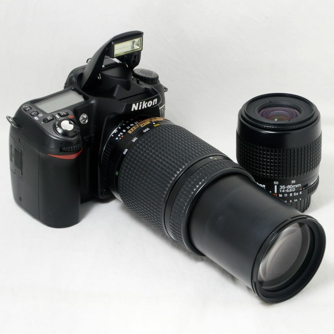 ☆iPhone転送＆超望遠300mm☆Nikon ニコン D80 ダブル-