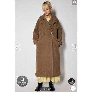 moussy▽今期流行カラーロングコート