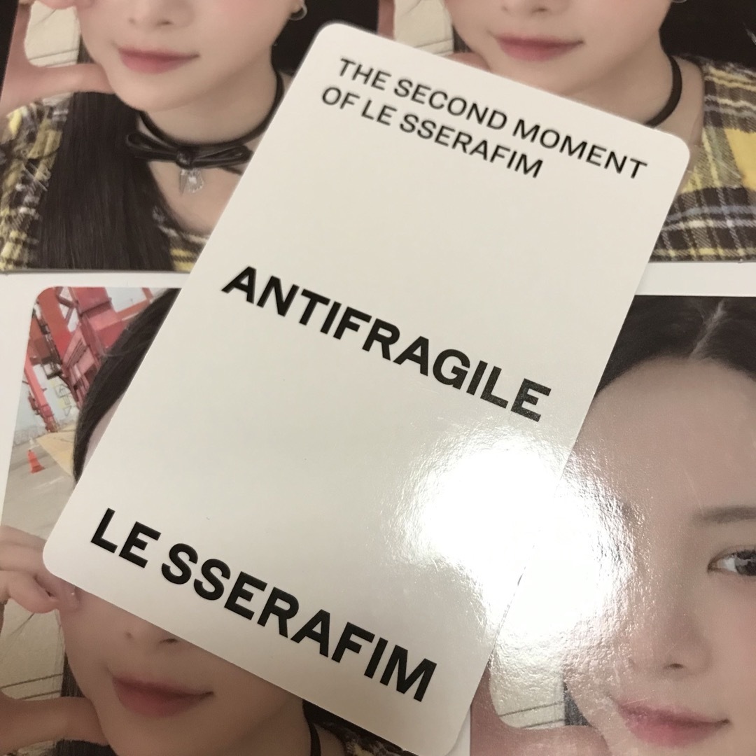 lesserafim antifragile ウンチェ トレカ