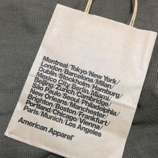 アメリカンアパレル(American Apparel)のAmerican Apparel 紙袋(その他)