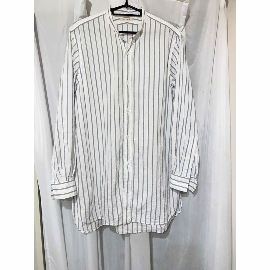COMOLI - 【美品】HEUGN ユーゲン Rob ストライプシャツの通販 by