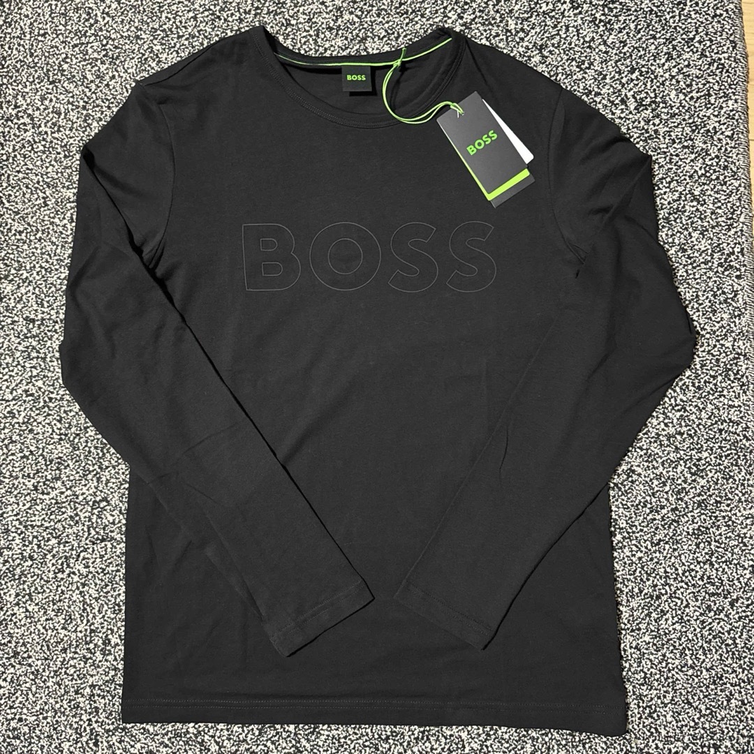 ヒューゴボス BOSS ロゴ ロンTシャツ 長袖 Sサイズ | フリマアプリ ラクマ
