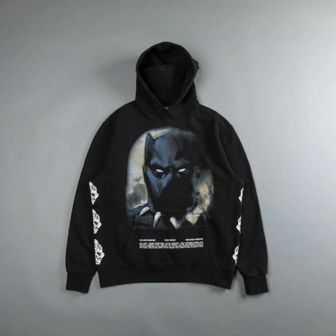 MARVEL(マーベル)のDarc Sport Black Panther HOODIE BLACK L メンズのトップス(パーカー)の商品写真