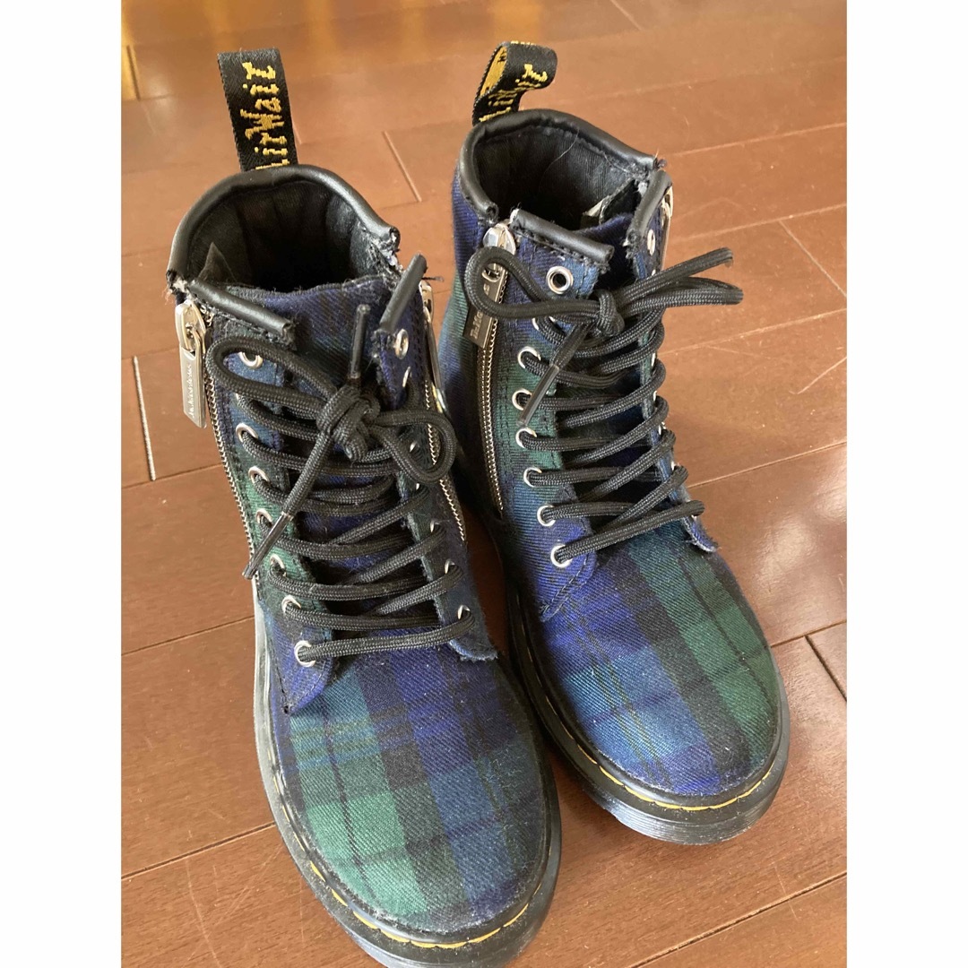 Dr martens チェックブーツ