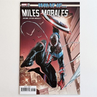 マーベル(MARVEL)のホワットイフ　マイルスモラレス　#1  アメコミ　リーフ　原書　スパイダーマン(アメコミ/海外作品)