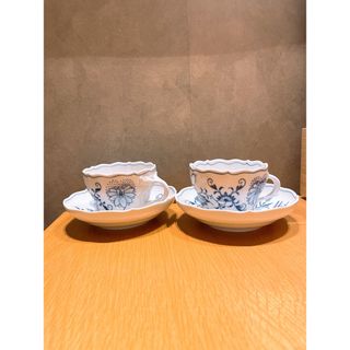 マイセン(MEISSEN)のMEISSEN マイセン ブルーオニオン カップ&ソーサーセット(グラス/カップ)