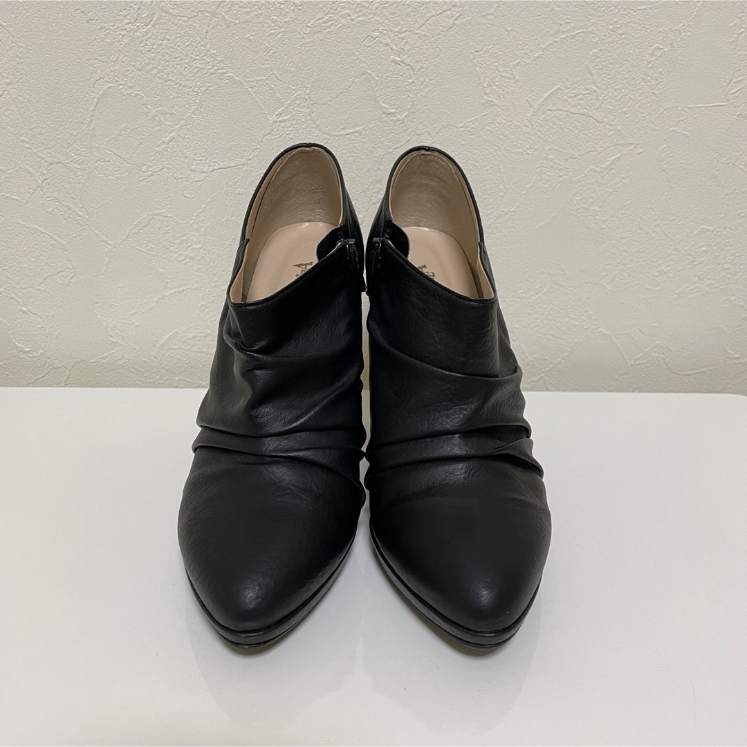 ESPERANZA(エスペランサ)のエスペランサ M 23〜23.5 レザーショートブーツ ブラック レディースの靴/シューズ(ブーツ)の商品写真