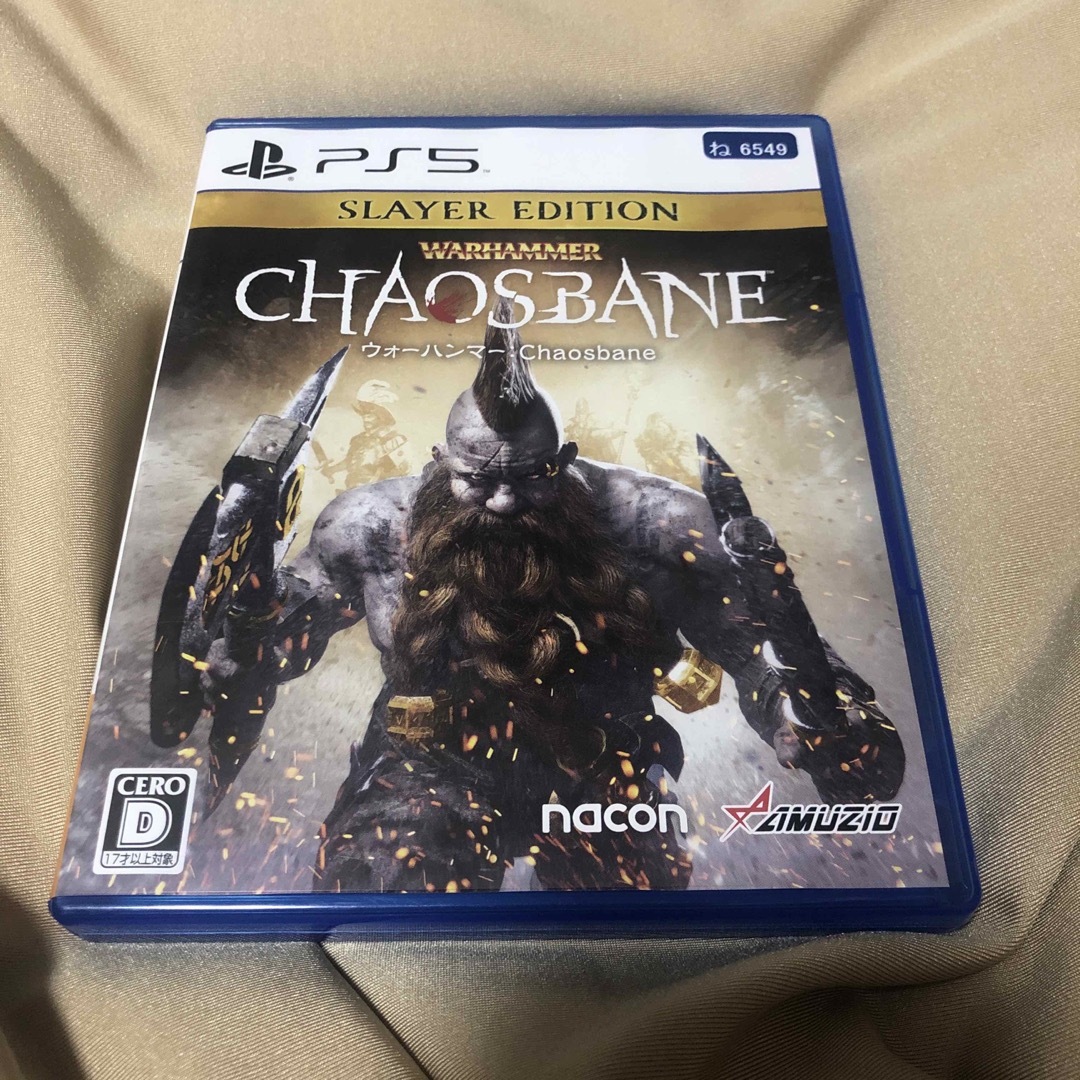 PlayStation(プレイステーション)のウォーハンマー：Chaosbane Slayer Edition エンタメ/ホビーのゲームソフト/ゲーム機本体(家庭用ゲームソフト)の商品写真