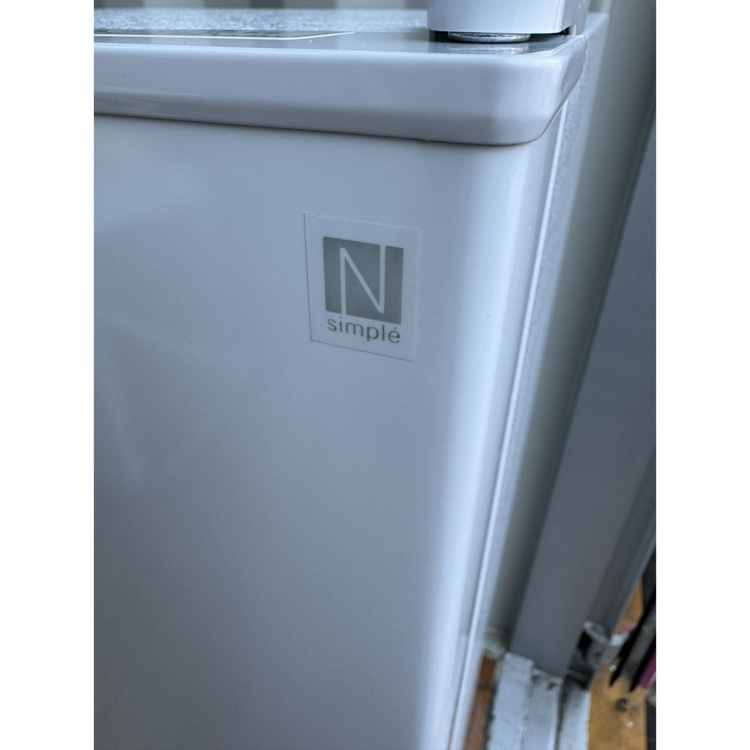 C1109★2021年製美品★ニトリ　冷蔵庫　ホワイト　一人暮らし　洗濯機