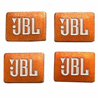JBL スピーカー用エンブレム オレンジ (4個セット)(スピーカー)